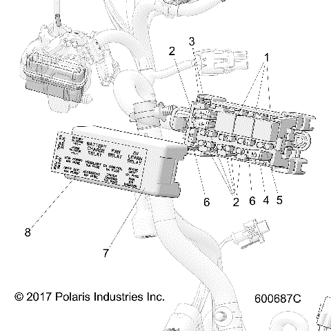 ELECTRICAL, FUSE BLOCK/FUSES - S23FJE8PS/8PE (600687C)