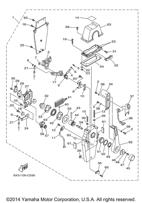 CONTROL BINNACLE STANDARD SINGLE