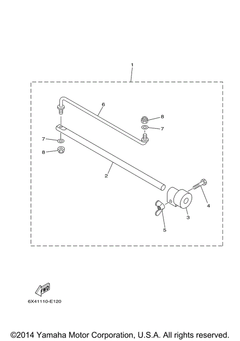 TILLER HANDLE STEERING FRICTION 60 70
