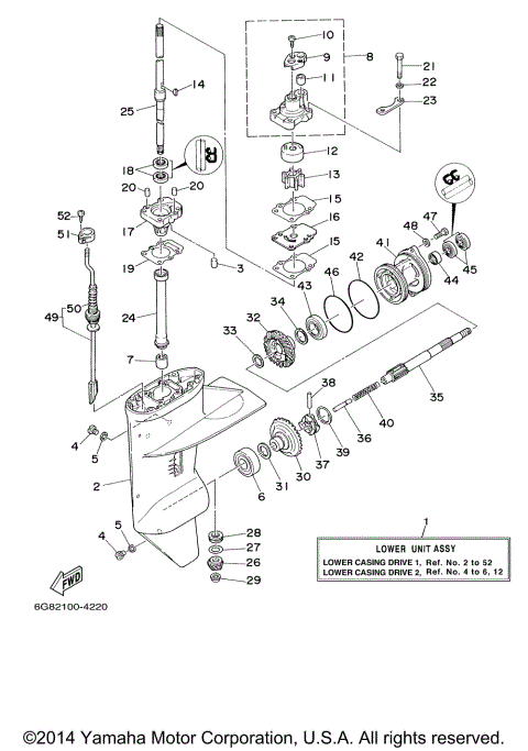 LOWER CASING DRIVE 1