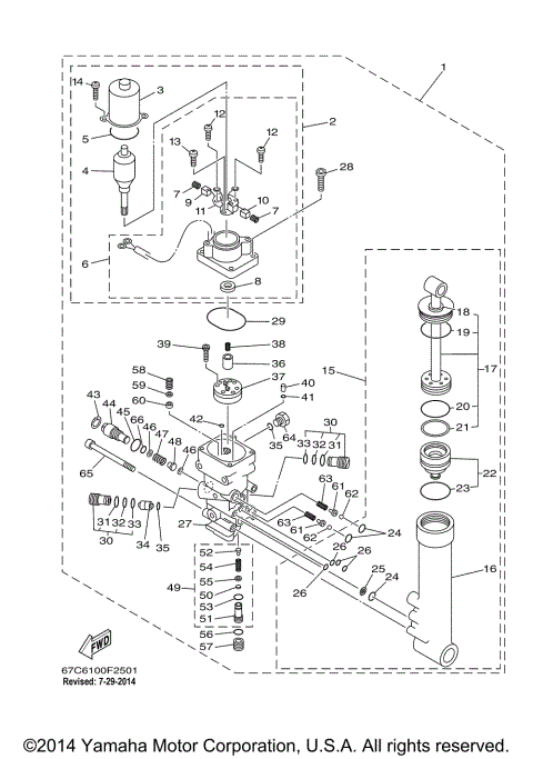 POWER TRIM TILT ASSY