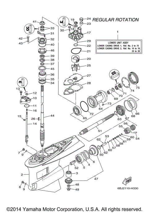 LOWER CASING DRIVE 1