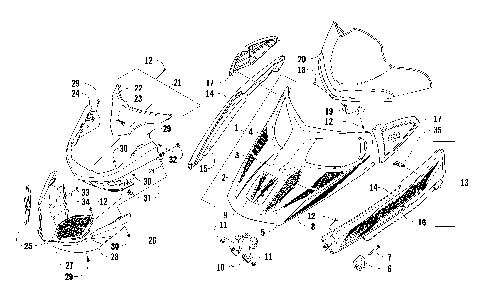 HOOD, WINDSHIELD, AND FRONT BUMPER ASSEMBLY [89566]