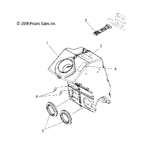 ENGINE, AIR INTAKE SYSTEM - S09PB6FS/FE (49SNOWAIR09SHIFT)