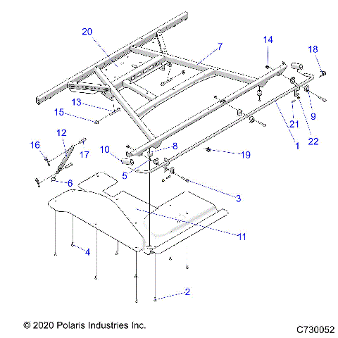 BODY, BOX, MOUNTING - R21RRV99AC/BC  (C730052)
