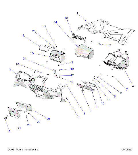 BODY, DASH AND GLOVEBOX - Z23ASE99F4/S99C4/E4/F4 (C0705253)