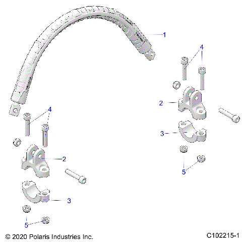 STEERING, STEERING HOOP - A26SXM95AR (C102215-1)