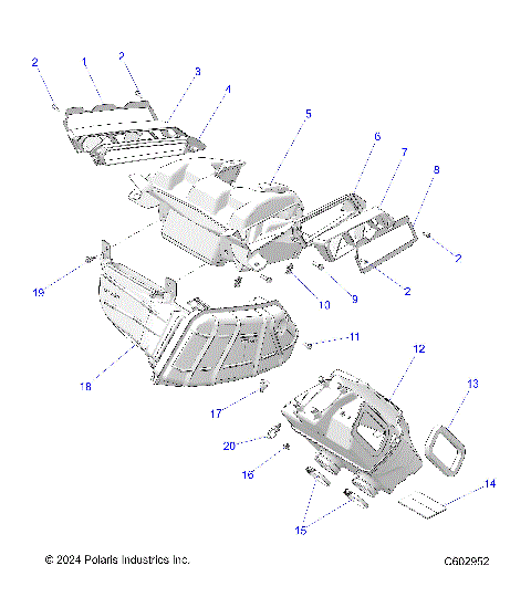 ENGINE, AIR INTAKE SYSTEM - S25TDL6LSA (C602952)