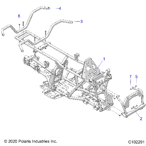 CHASSIS, FRAME - A24SHE57FS/S57FS/CS/CP/ES/EP (C102291)