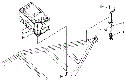 STORAGE BOX AND CASTOR ASSEMBLY
