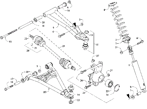 FRONT SUSPENSION ASSEMBLY [305765]