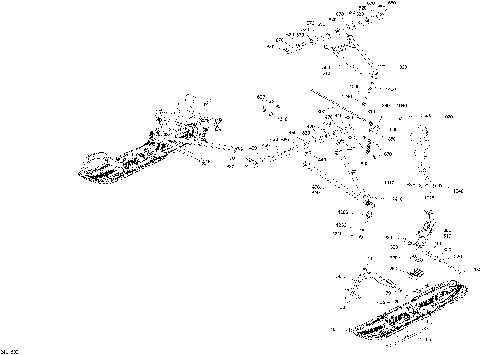 07- Front Suspension And Ski Rave Engine 850 E-TEC