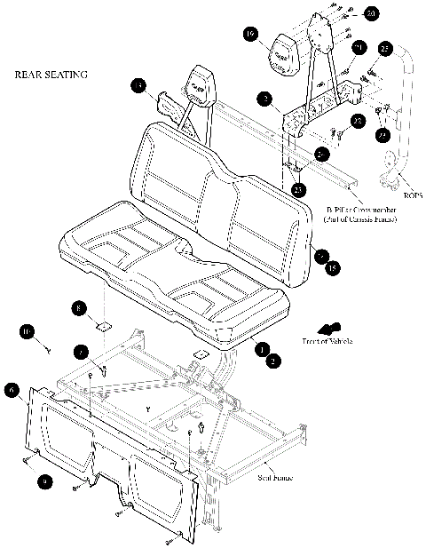 REAR SEAT ASSEMBLY [302475]