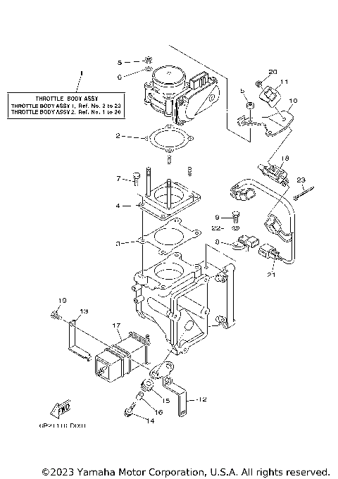 THROTTLE BODY ASSY 1