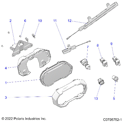 ELECTRICAL, DASH INSTRUMENTS AND CONTROLS - Z21RAD92BB/BK (C0705752-1)
