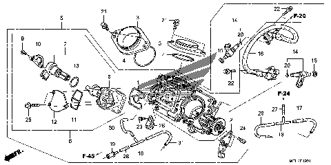 THROTTLE BODY (AC)