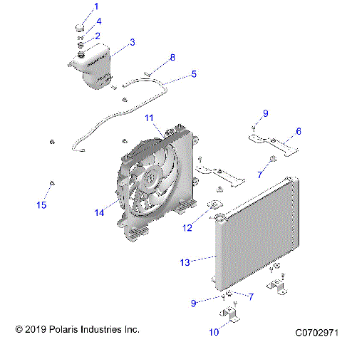 ENGINE, COOLING, RADIATOR - D26P4ED4D4 (C0702971)