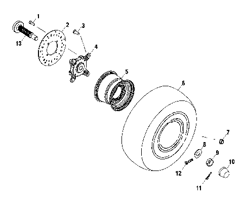 FRONT WHEEL - C10RB42AA (4976407640B07)