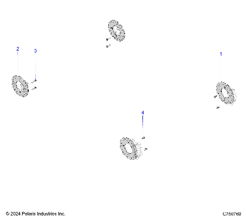 BRAKES, CALIPER MOUNTING AND ROTORS - Z25X4B92AP/BP (C750083)