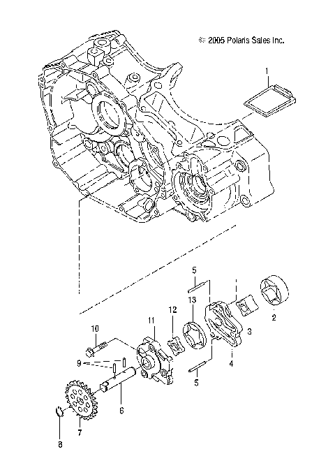 ENGINE, OIL PUMP - A07GP50AA/AB (4999201899920189C13)