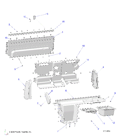 BODY, REAR CLOSEOFF, AND FENDERS - R24E3CC2BD/B9 (C731055)