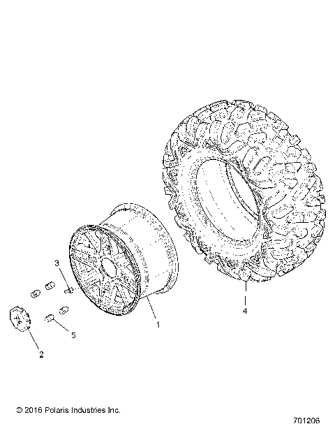 WHEELS, REAR - Z21N4E99NG (701206)