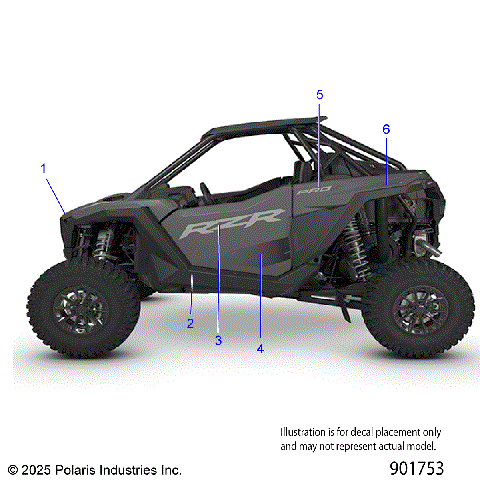 BODY, DECALS GRAPHICS - Z26SPD92AN/BN (901753)