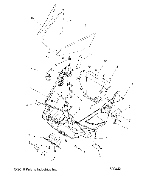 BODY, NOSEPAN - S17MBX6JSA/JEA (600442)