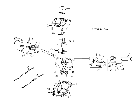 HANDLEBAR - A07FA09AA/AB (49ATVHANDLEBAR07SPRT90)