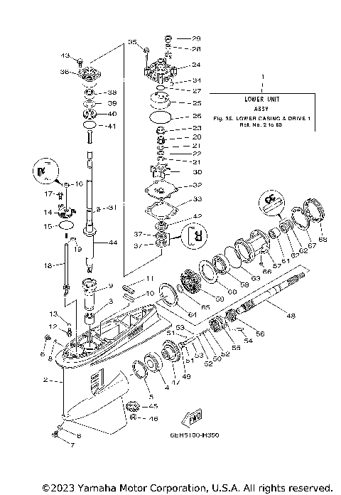 LOWER CASING DRIVE 1