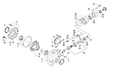 FRONT DRIVE GEARCASE ASSEMBLY [85962]