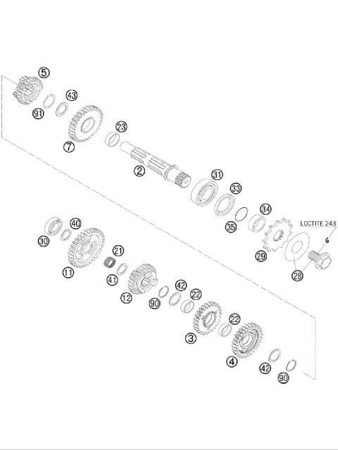 TRANSMISSION II - COUNTERSHAFT