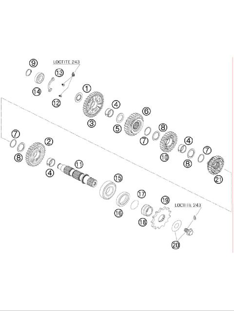 TRANSMISSION II - COUNTERSHAFT