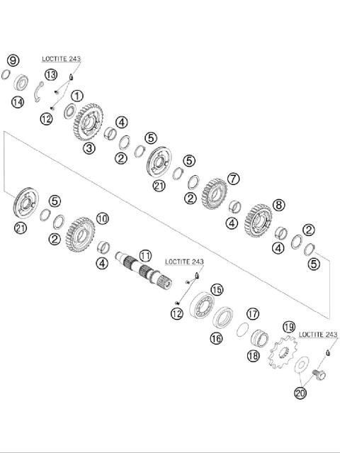 TRANSMISSION II - COUNTERSHAFT