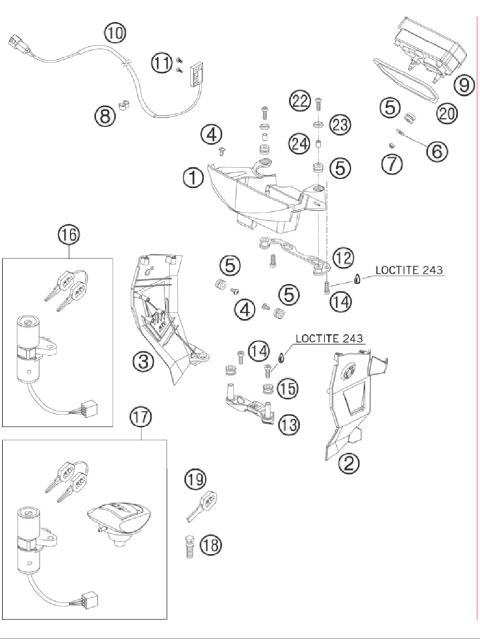 INSTRUMENTS / LOCK SYSTEM