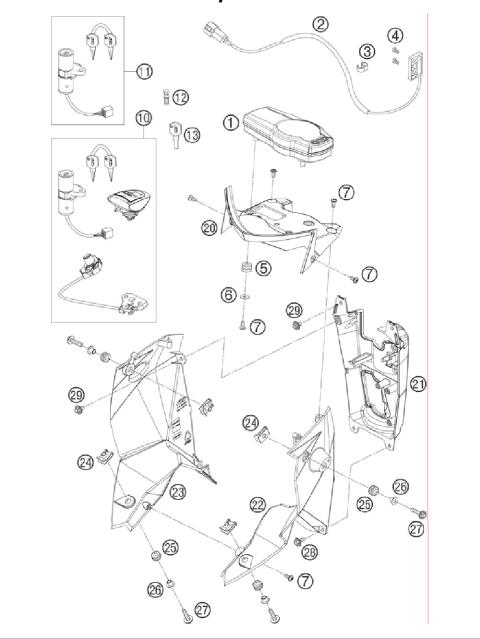 INSTRUMENTS, LOCK SYSTEM