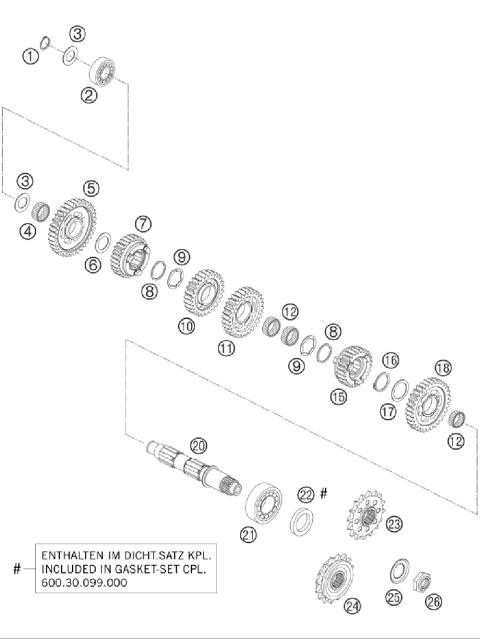 TRANSMISSION II - COUNTERSHAFT