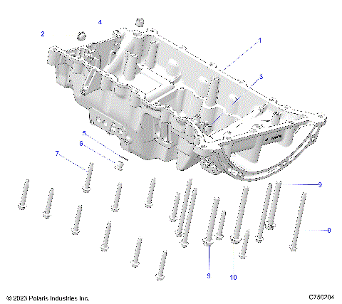 ENGINE, OIL PAN, MOUNTING AND RELATED - Z25RPP2KAE/BE (C750204)