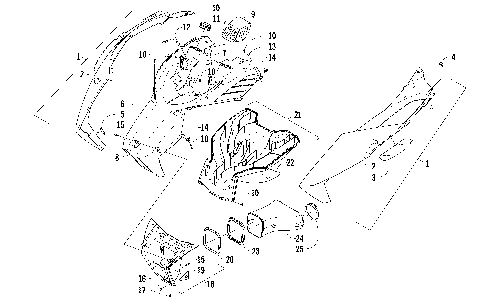 HOOD AND AIR INTAKE ASSEMBLY [95207]