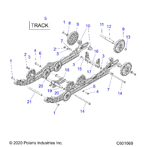 SUSPENSION, REAR - S23TKV8RS (C601668)