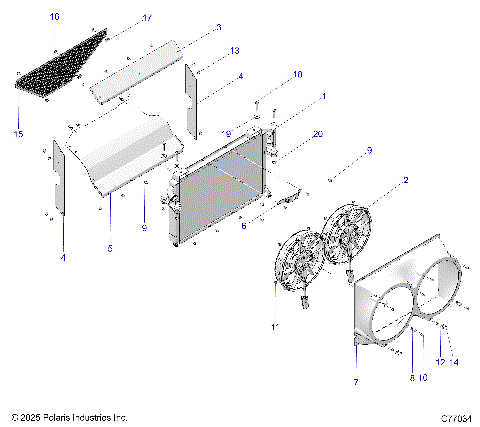 ENGINE, COOLING, RADIATOR - Z25RRL2KAL (C77034)