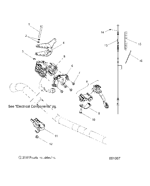 ENGINE, THROTTLE CONTROL ASM. - S19DDH8RS ALL OPTIONS (601067)