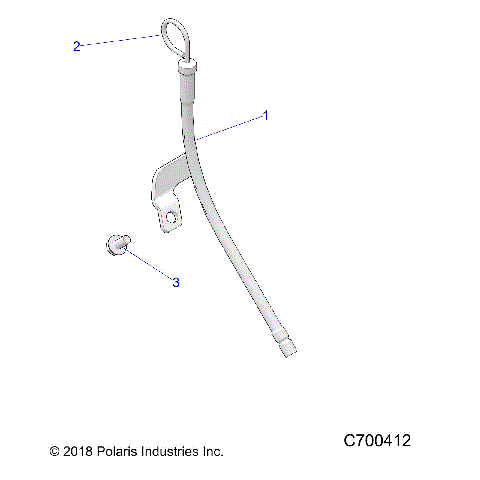 ENGINE, DIPSTICK - R23RRED4FA/DA/SD4CA/CK (C700412)