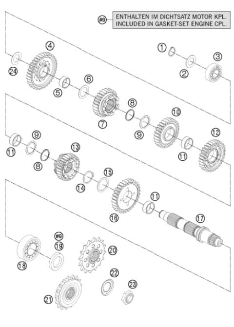 TRANSMISSION II - COUNTERSHAFT     