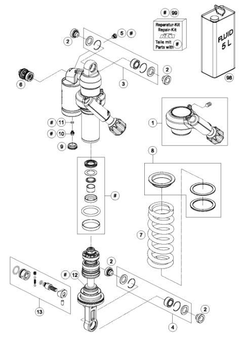 MONOSHOCK DISASSEMBLED             