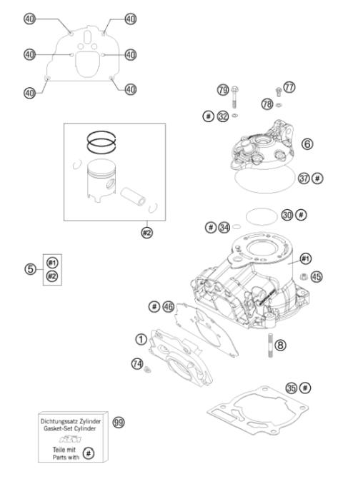 CYLINDER, CYLINDER HEAD            