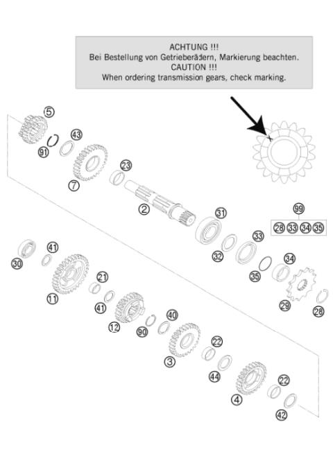 TRANSMISSION II - COUNTERSHAFT     