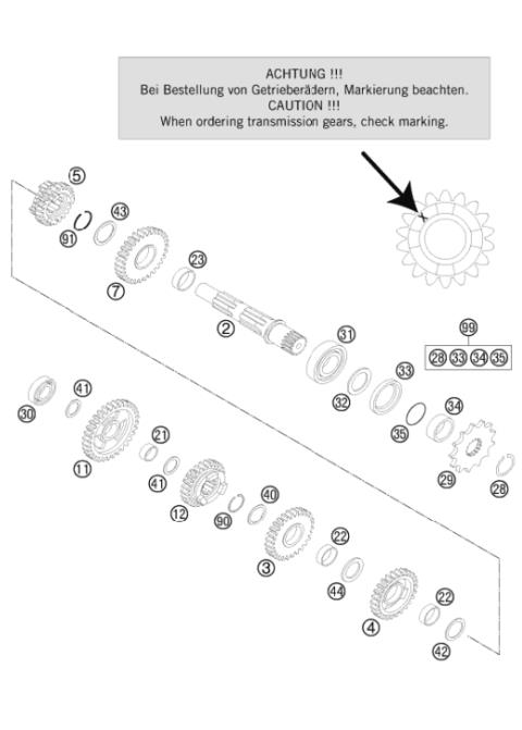 TRANSMISSION II - COUNTERSHAFT     