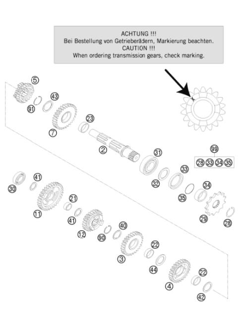 TRANSMISSION II - COUNTERSHAFT     