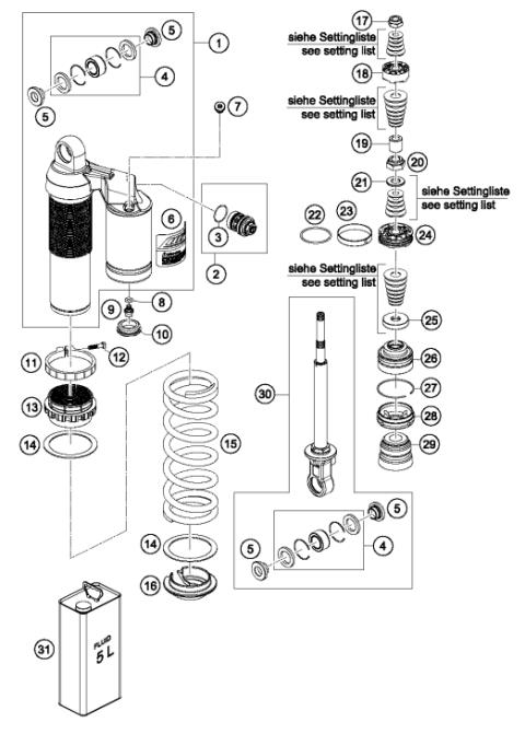 MONOSHOCK DISSASSEMBLED            